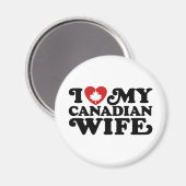 Aimant Femme canadienne (Recto/Verso)