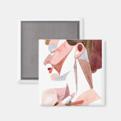 Aimant Femme d'âge d'or (Recto/Verso)