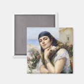 Aimant Femme d'Alger, Arthur Bridgman (Recto/Verso)