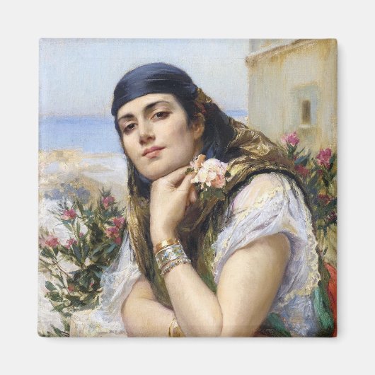 Aimant Femme d'Alger, Arthur Bridgman (Devant)