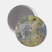 Aimant Femme dans un jardin de Frederick Frieseke, Beaux- (Recto/Verso)