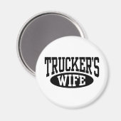 Aimant Femme de camion (Recto/Verso)