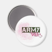 Aimant Femme de l'armée (Recto/Verso)