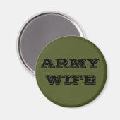 Aimant Femme de l'armée de l'aimant (Recto/Verso)