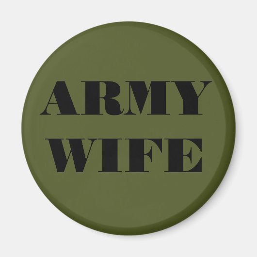 Aimant Femme de l'armée de l'aimant (Devant)