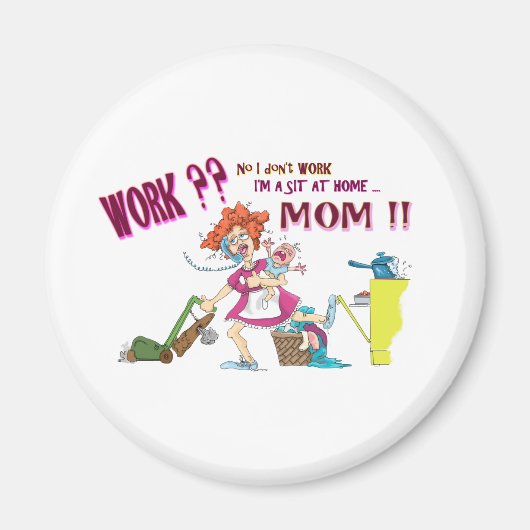 Aimant Femme de maison (Devant)