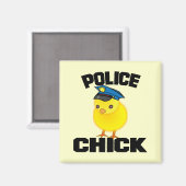Aimant Femme de police (Recto/Verso)