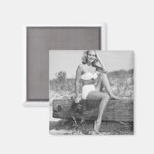 Aimant Femme en Bikini (Recto/Verso)