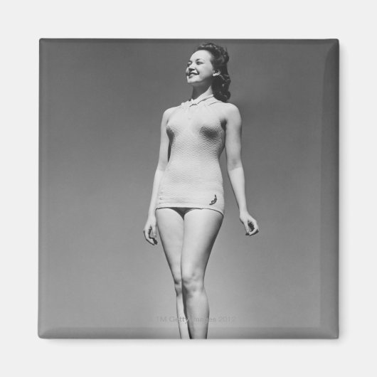 Aimant Femme en maillot de bain (Devant)