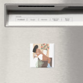 Aimant Femme en repos (In Situ (Lave-vaisselle))