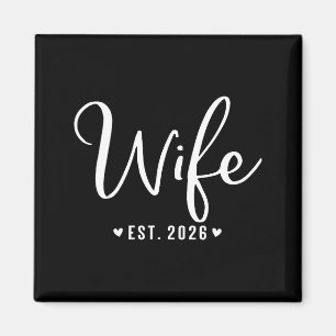 Aimant Femme est 2026 jeune couple marié mariage lune de