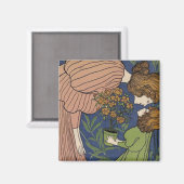 Aimant Femme et enfant (Recto/Verso)