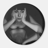 Aimant Femme et miroir (Devant)