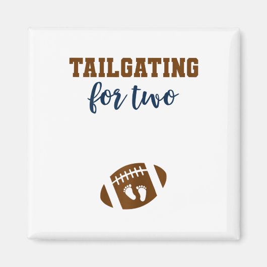 Aimant Femme Footbyll Grossesse Faire-part Chemise Fall (Devant)