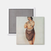 Aimant Femme indienne (Recto/Verso)