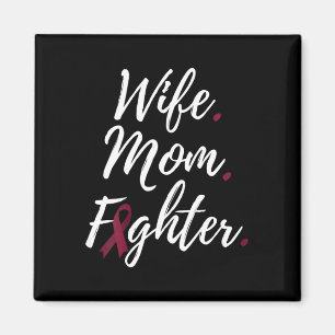 Aimant Femme Maman Combattante Cerveau Aneurie Sensibilis