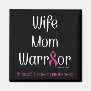 Aimant Femme Maman guerrière...Cancer du sein