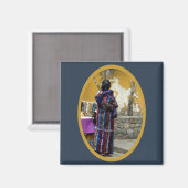 Aimant Femme maya à Panajachel Guatemala (Recto/Verso)