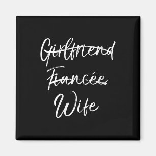 Aimant Femme mignonne Mariage Cadeau non petite amie Fian