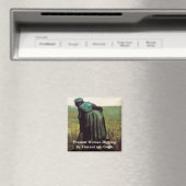 Aimant Femme paysanne creuser par Vincent van Gogh (In Situ (Lave-vaisselle))