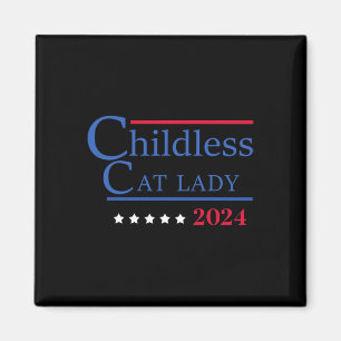 Aimant Femme sans Enfants au Chat 2024 