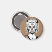 AIMANT FEMME SKULLHEAD (Recto/Verso)