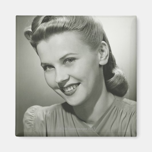 Aimant Femme souriante 2 (Devant)