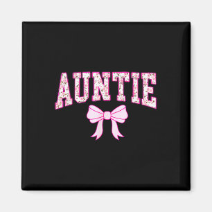 Aimant Femme Tante Coquette Bow Pink esthétique Mères