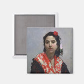 Aimant Femme tzigane (Recto/Verso)