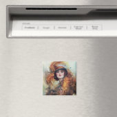 Aimant Femme victorienne (In Situ (Lave-vaisselle))