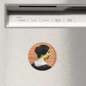 Aimant femme vintage (In Situ (Lave-vaisselle))