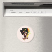 Aimant Femmes afro-américaines autonomes (2) (In Situ (Lave-vaisselle))