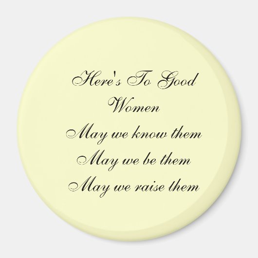 Aimant Femmes de bonne qualité (Devant)