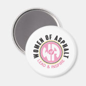 Aimant Femmes de l'aimant de l'asphalte (Recto/Verso)