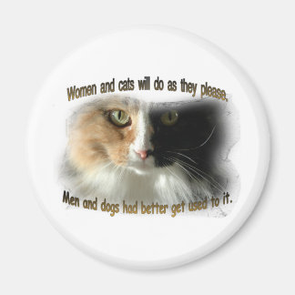 Aimant Femmes et chats...