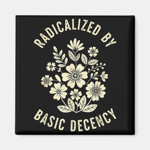 Aimant Femmes Floral Radicalisées Par La Décence De Base