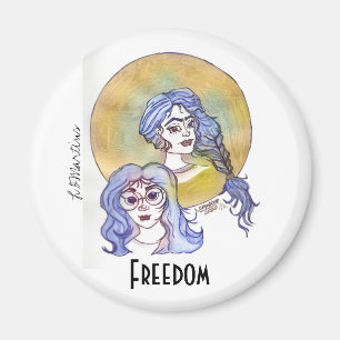 Aimant Femmes fortes - Liberté