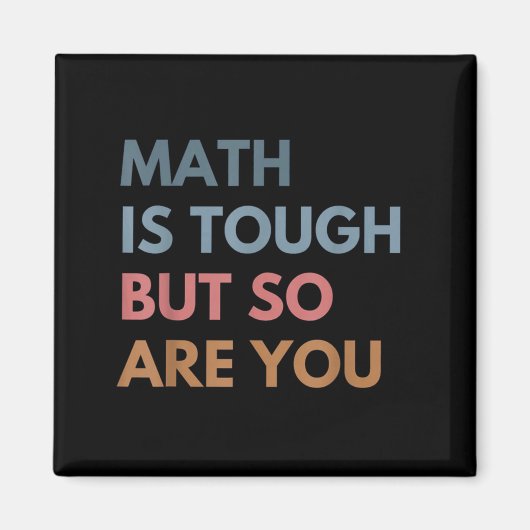 Aimant Femmes Les Maths Sont Difficiles Mais Vous Aussi P (Devant)