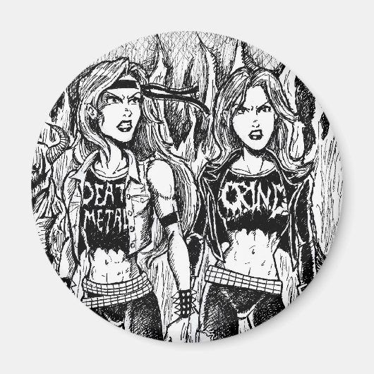 Aimant Femmes métallurgiques (Devant)