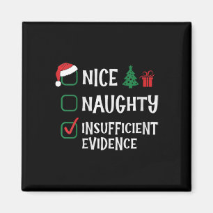 Aimant Femmes Nice Naughty Preuves insuffisantes Christma