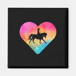 Aimant Femmes Ou Filles Équitation À Riding Tie Dye Aquar