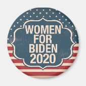 Aimant Femmes pour Biden 2020 (Devant)