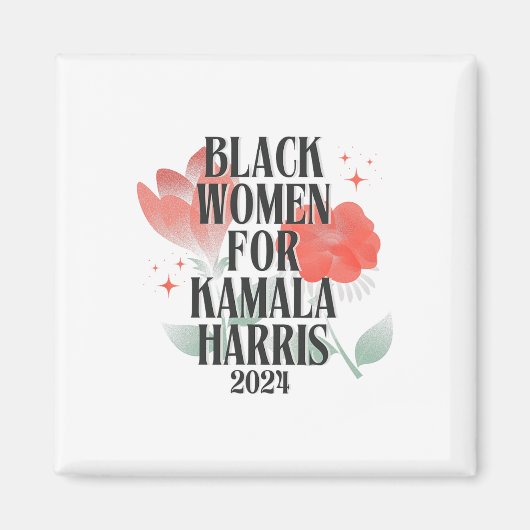Aimant Femmes Pour Kamala Harris Pour L'Élection Présiden (Devant)