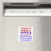 Aimant Femmes pour l'élection de Kamala Harris 2024 (In Situ (Lave-vaisselle))