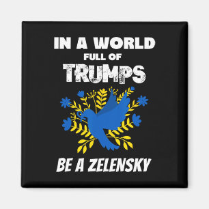 Aimant Femmes Pro Zelensky Nous avons besoin de plus de Z
