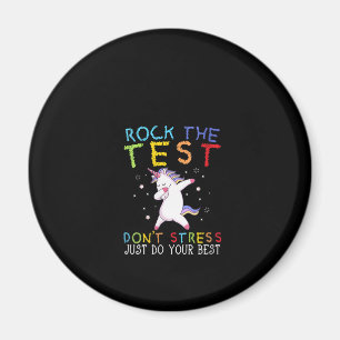 Aimant Femmes Rock The Test Drôle École Professeur Enseig