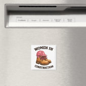 Aimant Femmes sur des bottes de travail de construction e (In Situ (Lave-vaisselle))