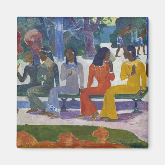 Aimant Femmes tahitiennes, Gauguin (Devant)