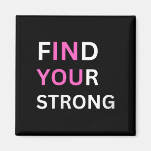 Aimant Femmes Trouvez Votre Force, En Vous ! Encolure en