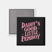 Aimant Femoby, le Gay pride LGBT de Daddy's Good Little F (Recto/Verso)